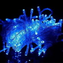 50M Blue LED String Lights Christmas New Year Garland for Street Room House Garden Outdoor