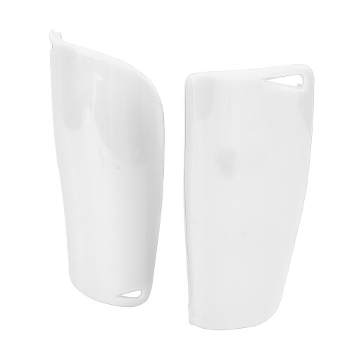 Protège-tibias blancs compacts 12,5 x 7 cm