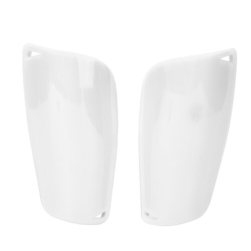 Protège-tibias blancs compacts 12,5 x 7 cm 1