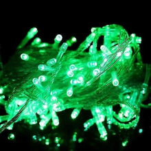 50M Green LED String Lights Christmas New Year Garland for Street Room House Garden Outdoor