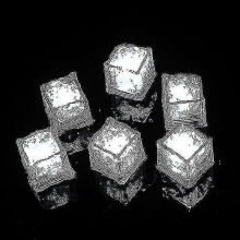 Glowing 12pcs LED Ice Cubes Neon Party Ball Halloween Christmas Bar Decor