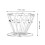 DripType 3 fori supporto per filtro 134 g 9x11 cm Argento 8