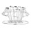 DripType 3 fori supporto per filtro 134 g 9x11 cm Argento 9