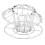 DripType 3 fori supporto per filtro 134 g 9x11 cm Argento 4