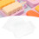100Pcs Transparent Rectangular Plastic Bags for Ice Cream & Candy, 10x16cm 12