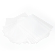 100 pezzi sacchetti per gelato trasparenti 10x16cm 1.4-2.3oz