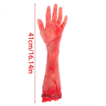 Halloween Prop Horrible Broken Limbs Fake Organs Rubber Tricky Party Decorations Big Hands
