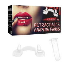 1Box White Horror Vampire Fake Teeth for Halloween Party Props