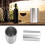 Wine Bucket Slim Straight Shape Silver Double 12