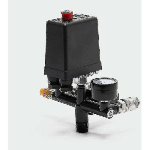 Pressure regulator with pressure switch for compressor Pressure switch with 2 displays 2