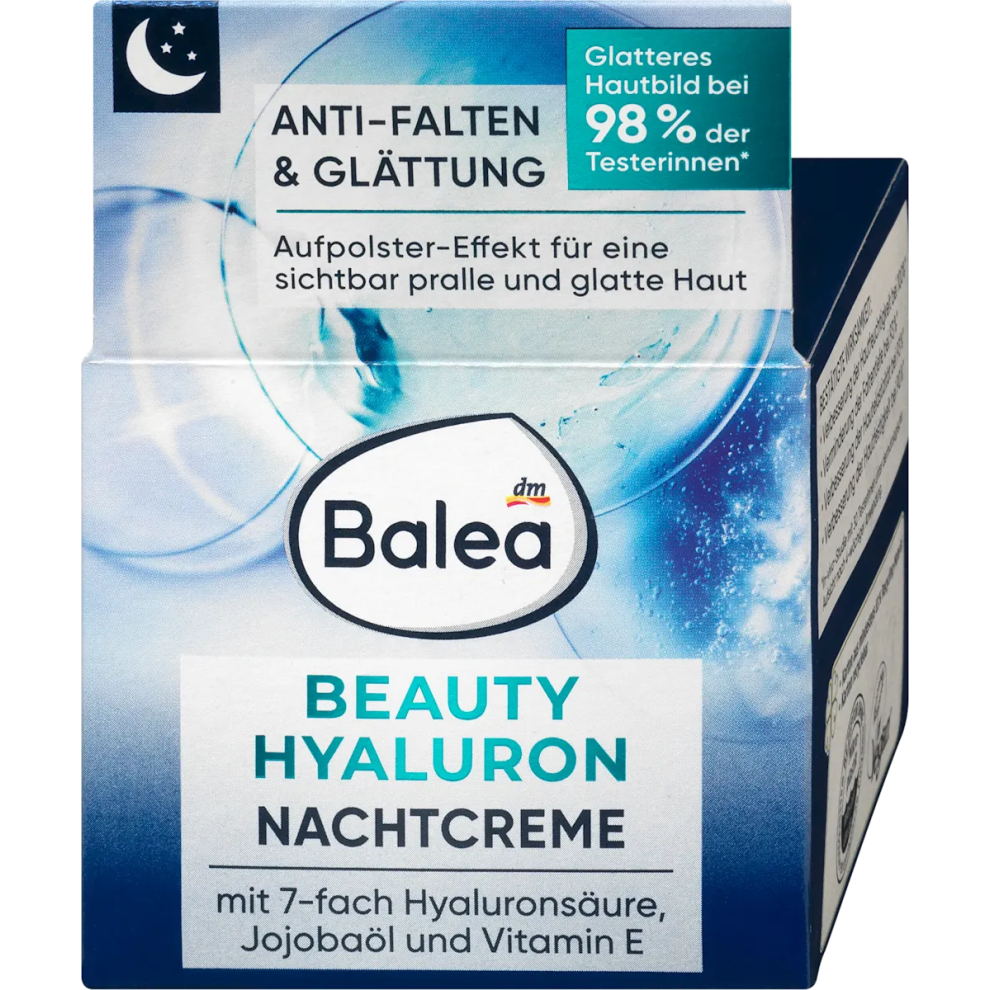 Balea Cream Beauty Hyaluron Anti-Wrinkle Night 50 Ml