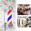 LED Barber Sign Rotating Illuminating Pole Bright 5