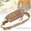 Sac poitrine et taille à double usage en nylon imperméable couleur tan 3