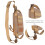 Sac poitrine et taille à double usage en nylon imperméable couleur tan 10