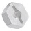 Siège de roue hexagonal 14x5mm 11g argent 144001/124018 10