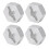 Siège de roue hexagonal 14x5mm 11g argent 144001/124018 14