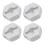 Siège de roue hexagonal 14x5mm 11g argent 144001/124018 15