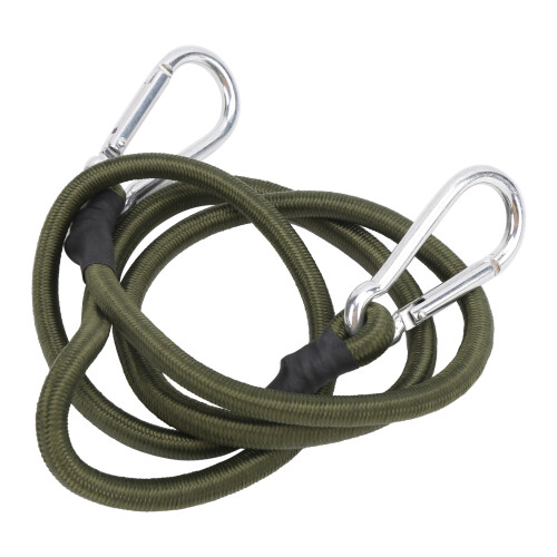 Corde de tente vert armée de 120 cm avec crochets - robuste 1