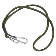 Corde de tente vert armée de 120 cm avec crochets - robuste