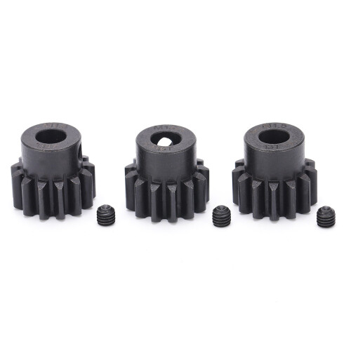 Ensemble de pignons RC (3 pièces) – 8,0 mm, Module 1,5, 13 dents, Noir 1