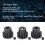 Ensemble de pignons RC (3 pièces) – 8,0 mm, Module 1,5, 13 dents, Noir 4