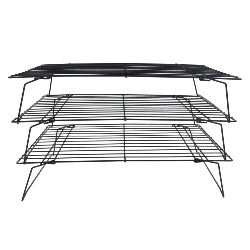 13 Inch Iron Baking Rack 3 Layer Non Stick Cooling 2