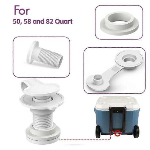 Cooler Drain Plug Cooler Plug Replacement Triple Snap Drain Plug Cooler Plug Assembly for Coolers 2