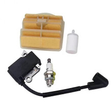 Ignition Coil Air Filter Kit Fit for 445 450 445e 450e Jonsered 2245 2250 2240 Replacement Chainsaw