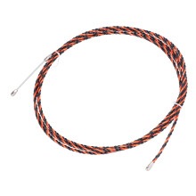 Filo rivestito rosso/nero, 5 m, doppio filo, ABS/304
