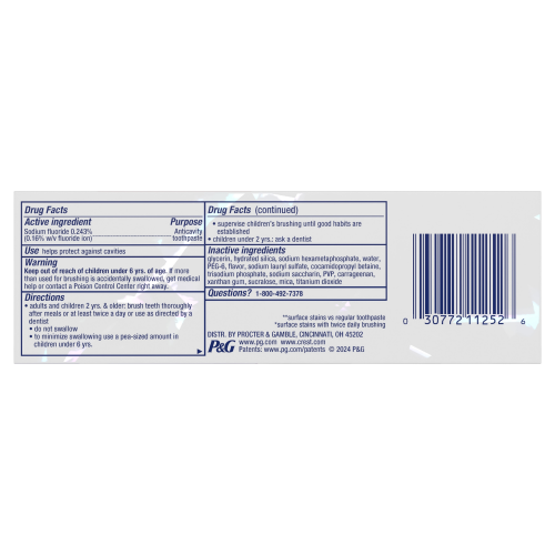 Crest Οδοντόκρεμα Crest 3D White Vibrant Peppermint 4.6 oz (130 g) 2