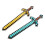 2pcs Inflatable Long Sword Toy Water Party 2