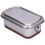 Contenitore Bento a due livelli 22x14x9 cm argento 2
