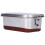 Contenitore Bento a due livelli 22x14x9 cm argento 1