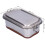 Contenitore Bento a due livelli 22x14x9 cm argento 3