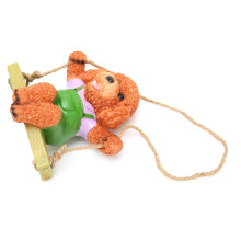Pendente marrone a forma di cane Teddy 515 g 15,5x12x17 cm