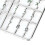 Casetta delle bambole lettere e numeri 1/12 argento 10x6.5cm 5