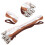 4pcs Baby Knitted Pacifier Clip Portable Infant 7