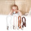 4pcs Baby Knitted Pacifier Clip Portable Infant 13