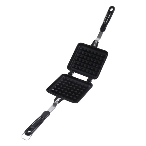 Square Waffle Baking Pan Non Stick Coating 1