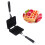 Square Waffle Baking Pan Non Stick Coating 11