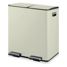 Tower Recycling Pedal Pin 40 Litres - Cream