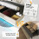 (PU, White) King Size Ottoman Bed with 360 Surround LED Lights 7