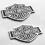New 2x Oem Harley Davidson Fuel Tank Chrome Emblems - 3d   Replacement Badges G 1