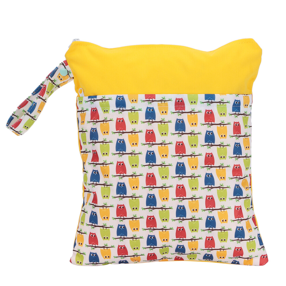 Cartoon Pattern Wet Dry Diaper Bag Cute Travel