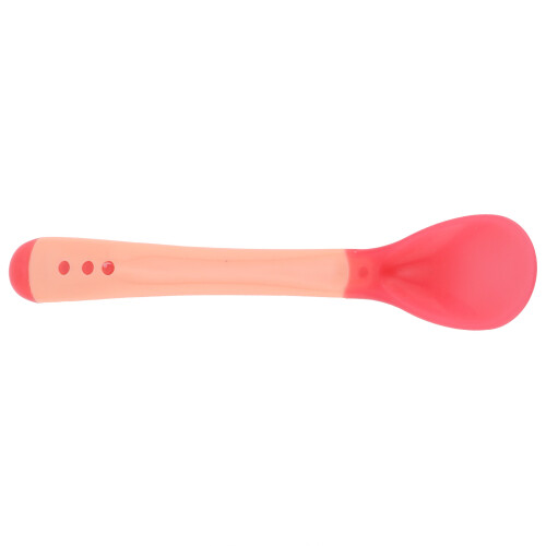 Temperature Sensing Spoons Forks Soft Baby Feeding 2