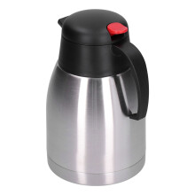 1,5 L borraccia termica sottovuoto in acciaio inossidabile argentato tè e caffè