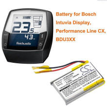 250mAh Display Battery AHB502030 for Bosch Intuvia Display Performance Line CX BDU3XX