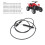 Cavo cambio 7081209 per XP 700 4x4 EFI, nero 6