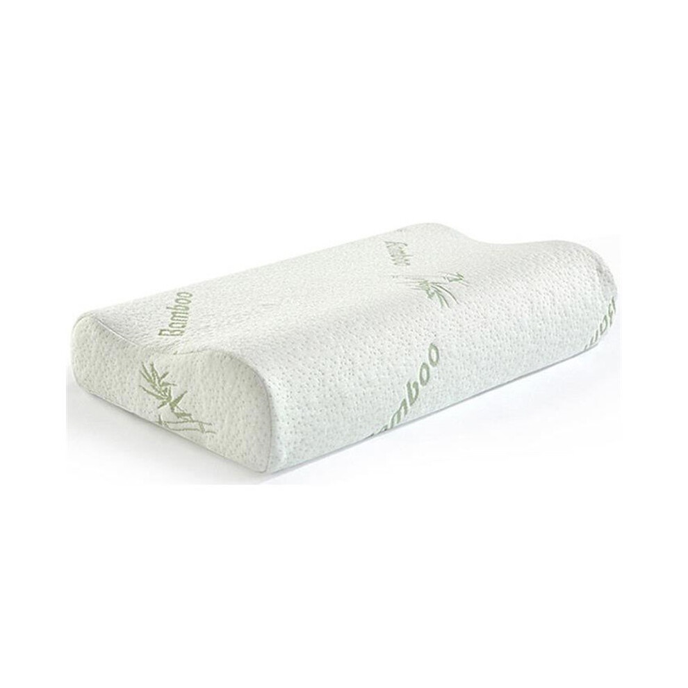 (Bamboo Fiber) 5030 Sleeping Bamboo Memory Foam Orthopedic Pillow Neck Slow Protection Rebound