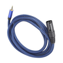 JD6044-2M XLR vers 3,5 mm, 24AWG, Ø7 mm, Tel que montré